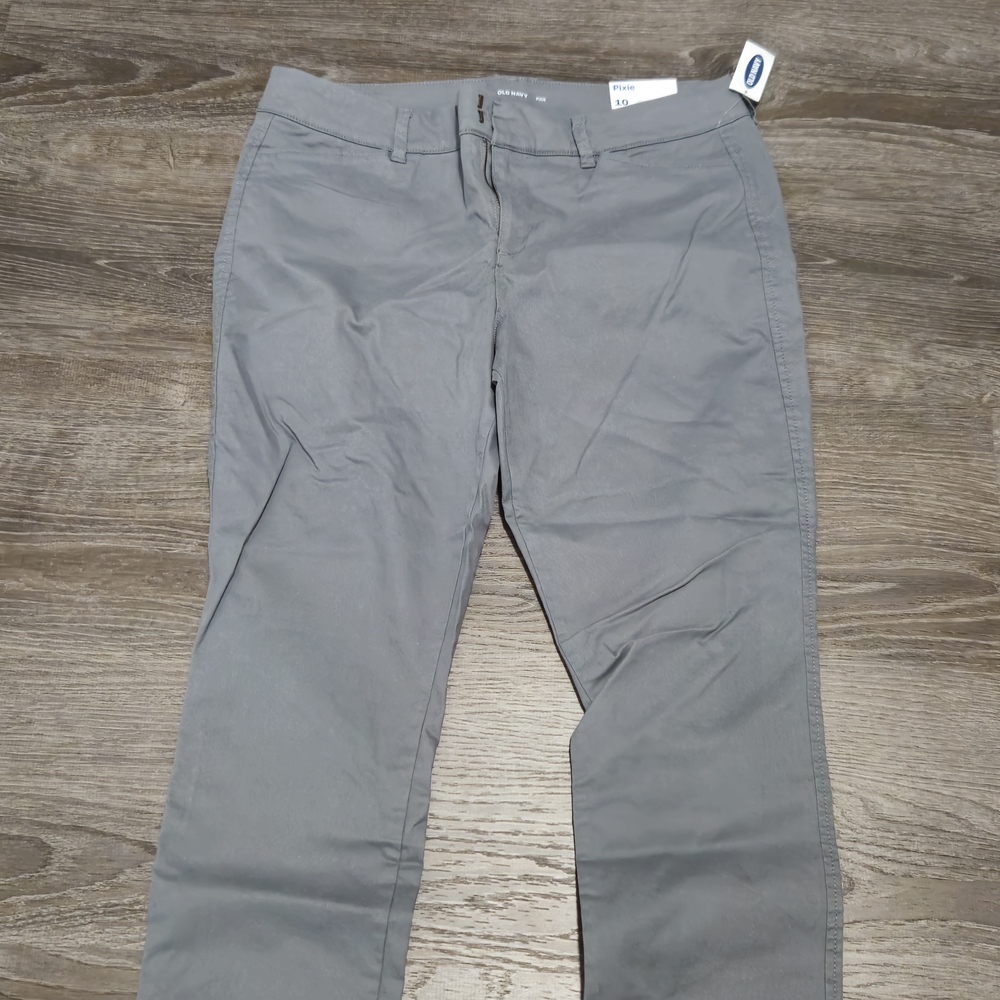 Old Navy Gray Pixie Pants